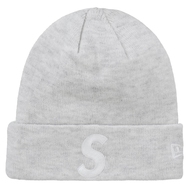S Logo Beanie Heather Grey (FW23)
