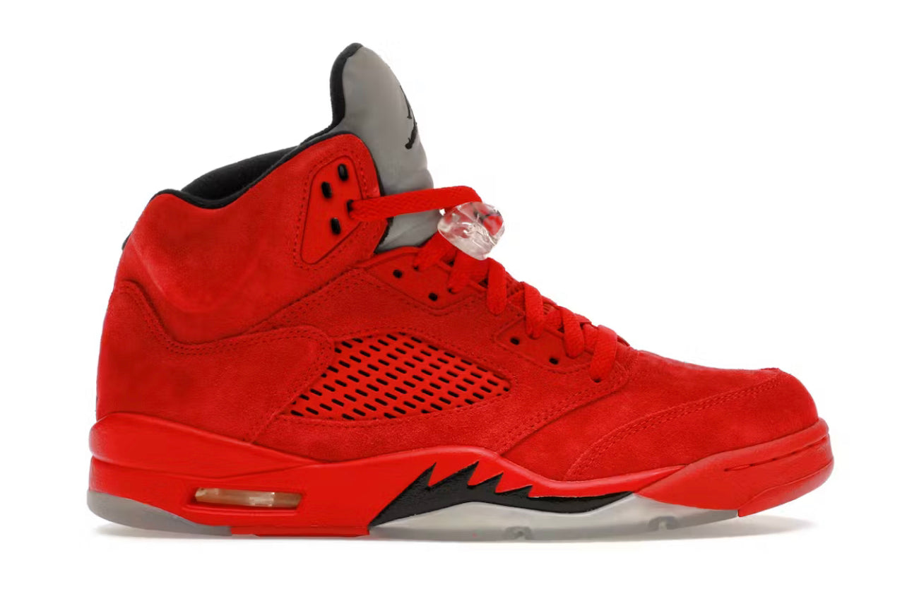 Red Suede Jordan 5 Retro