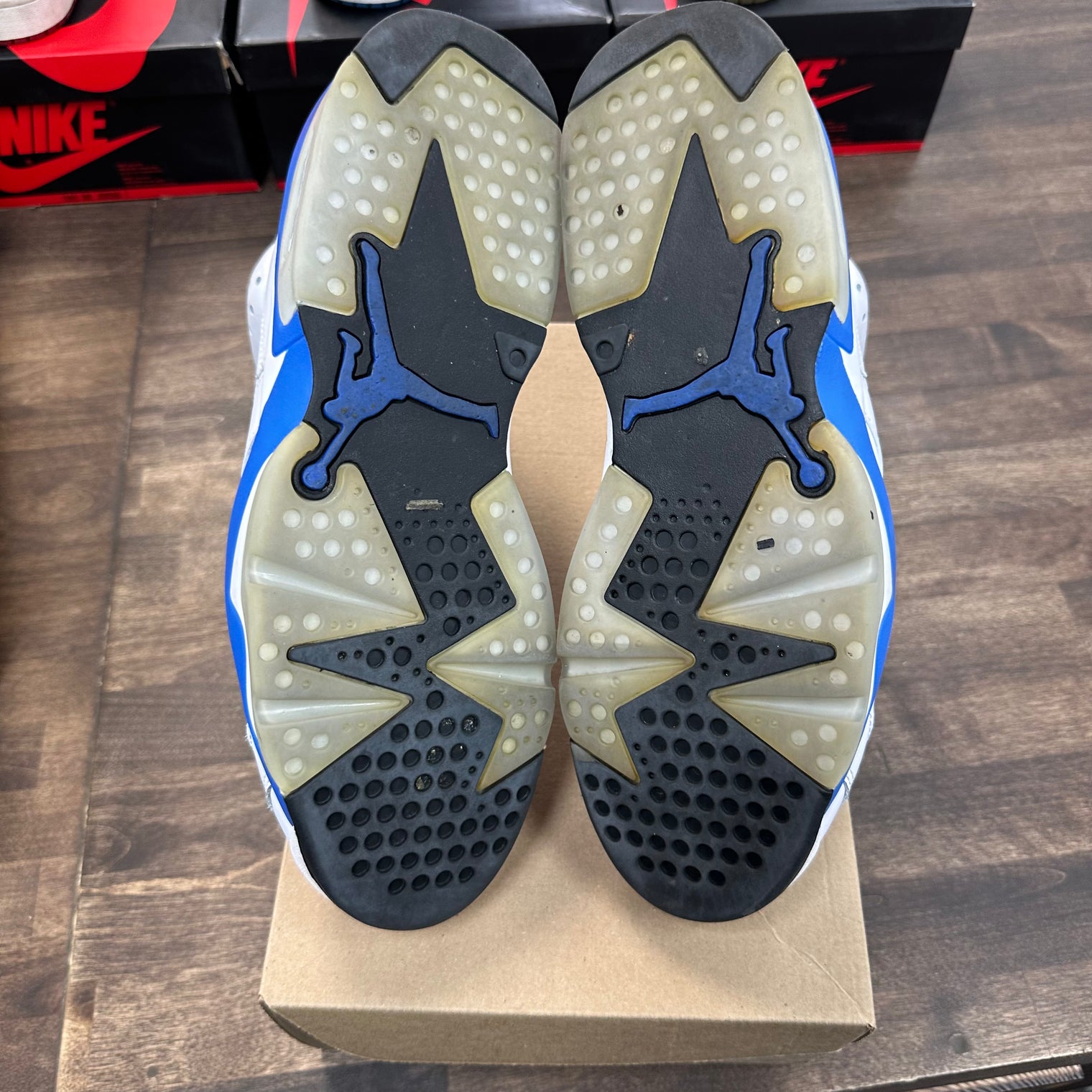 Sport Blue Jordan 6 (USED,No Box)