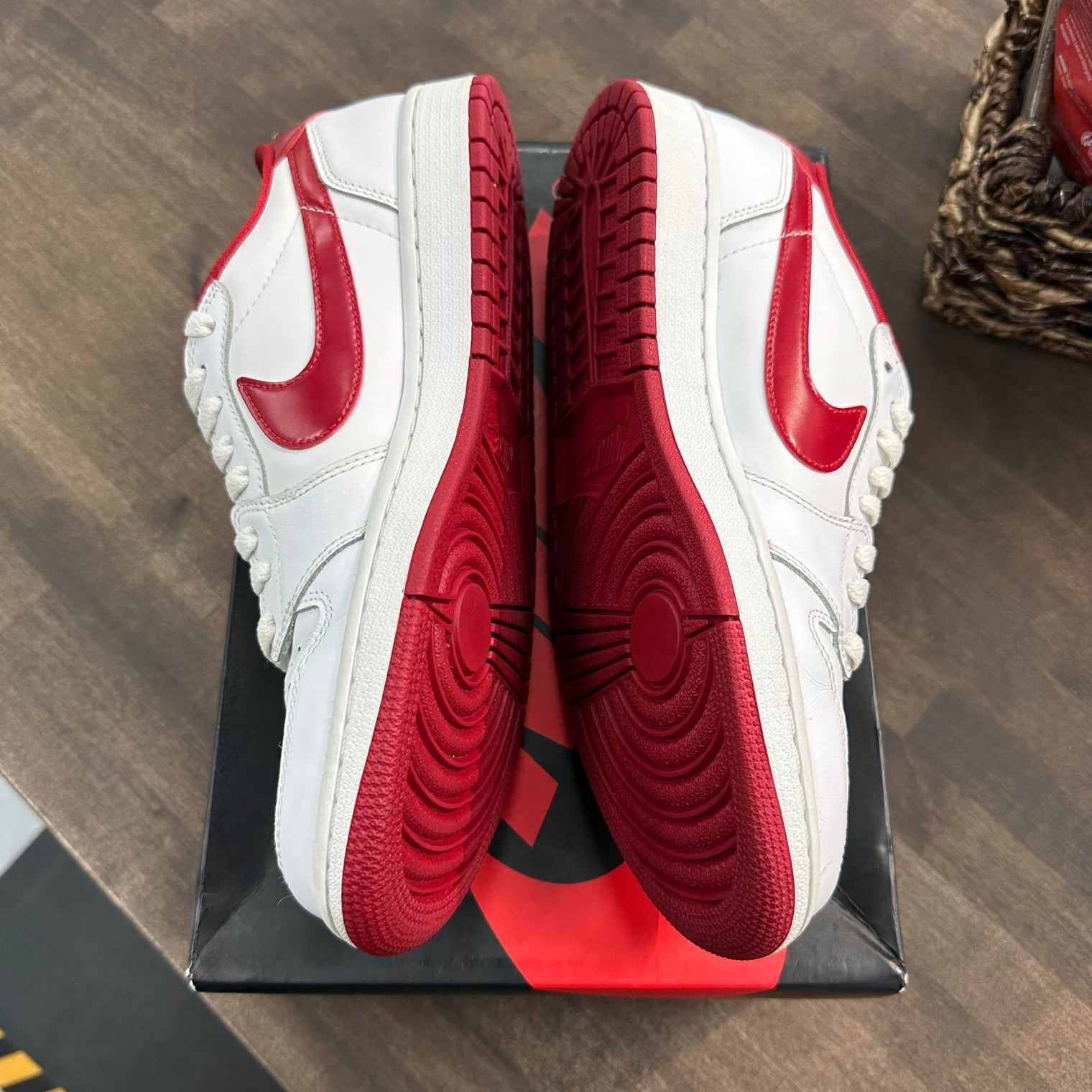 Varsity Red Jordan 1 Low (USED, No Box)