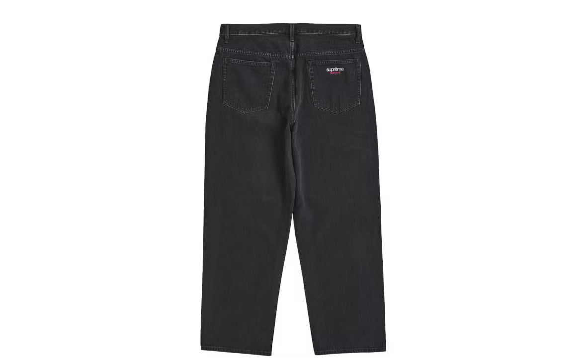 Supreme Rigid Black Baggy Selvedge Jean Black (FW24)