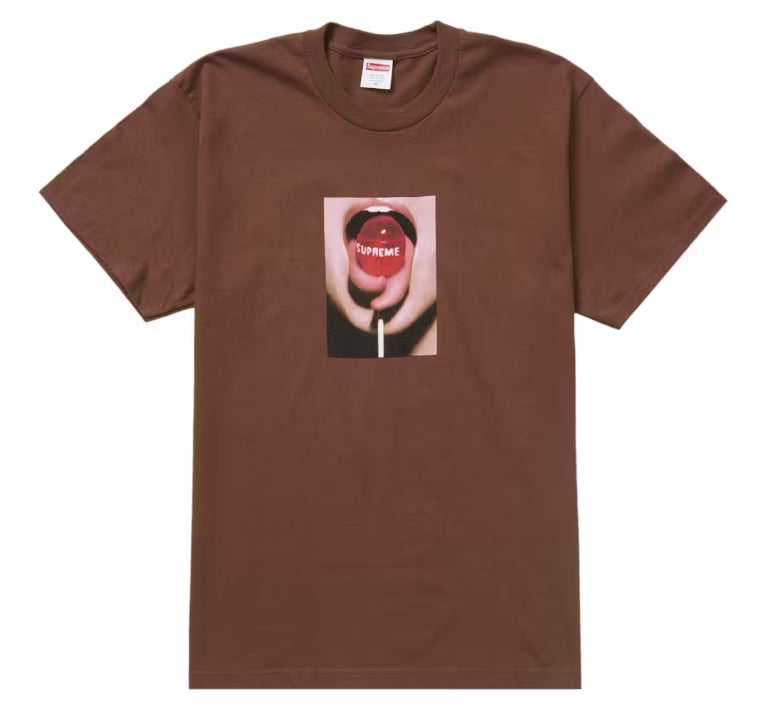 Supreme Lollipop Tee Brown