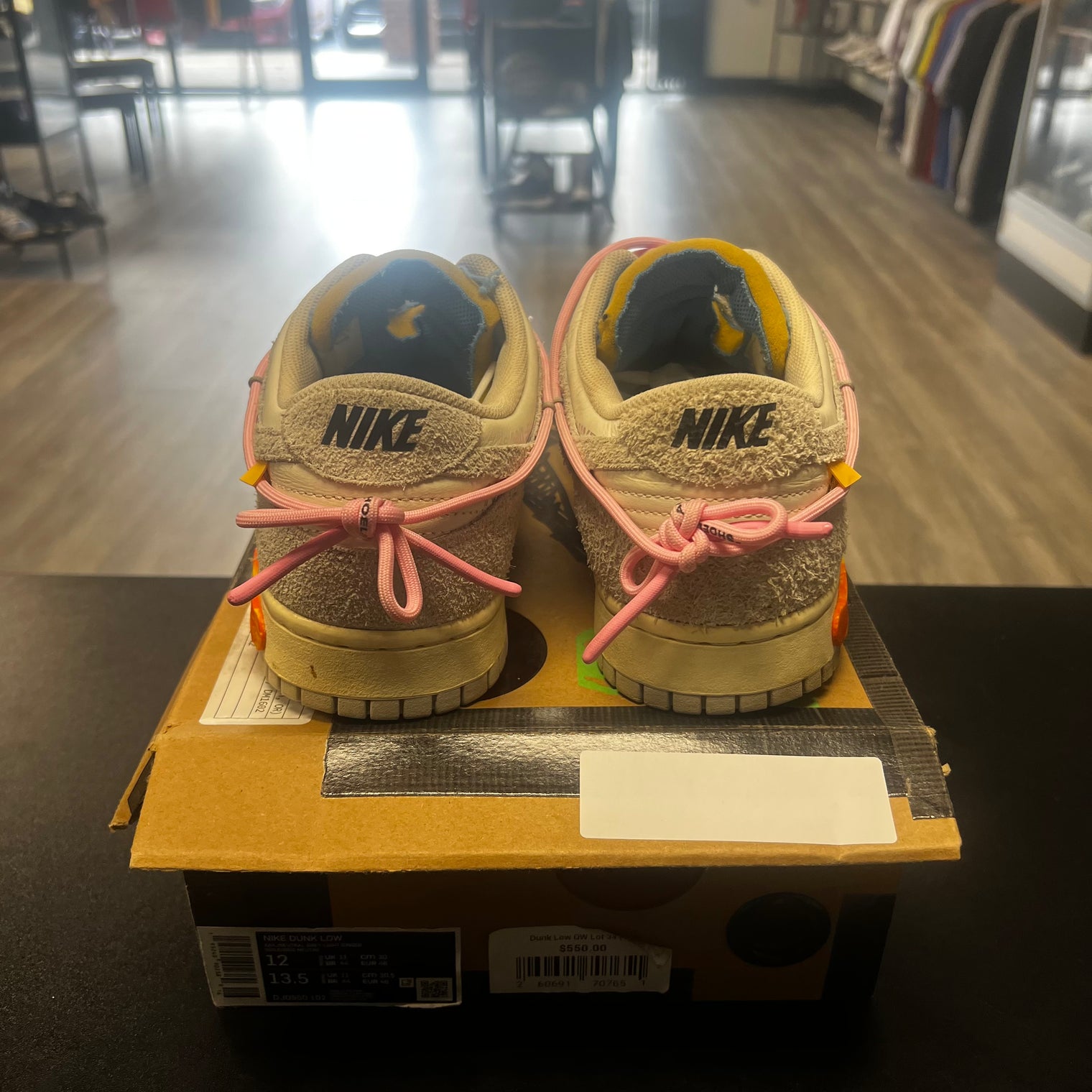 Nike Dunk Low Off-White Lot 34 (USED)