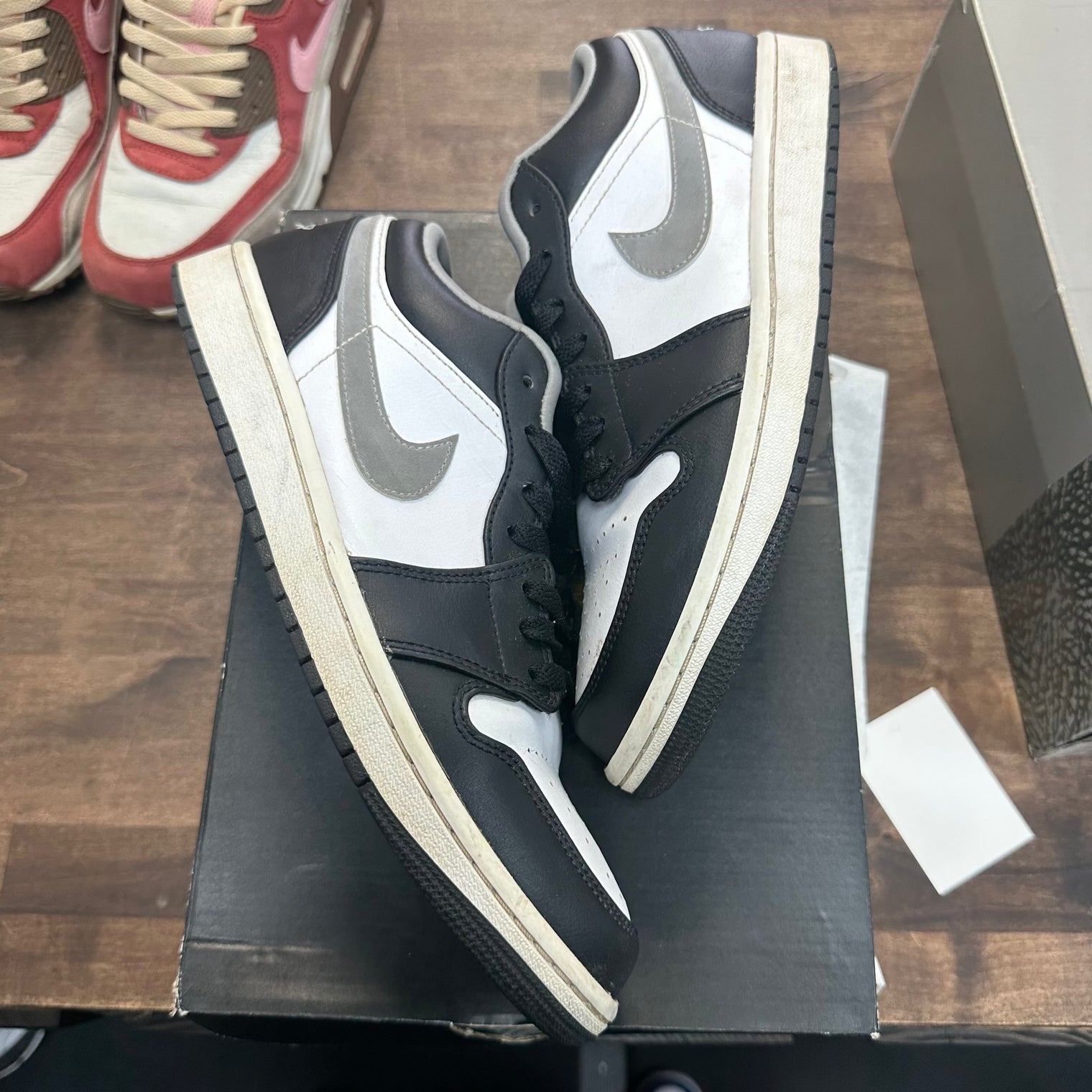 Black White Grey Jordan 1 Low (USED)