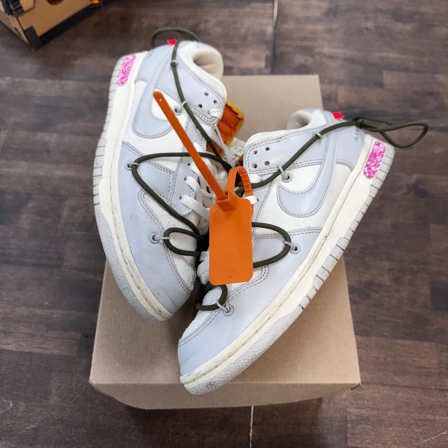 Lot 22 of 50 Off-White Dunk Low (USED, No Box)