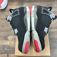 Bred Jordan 4 (2019) (USED,No Box)
