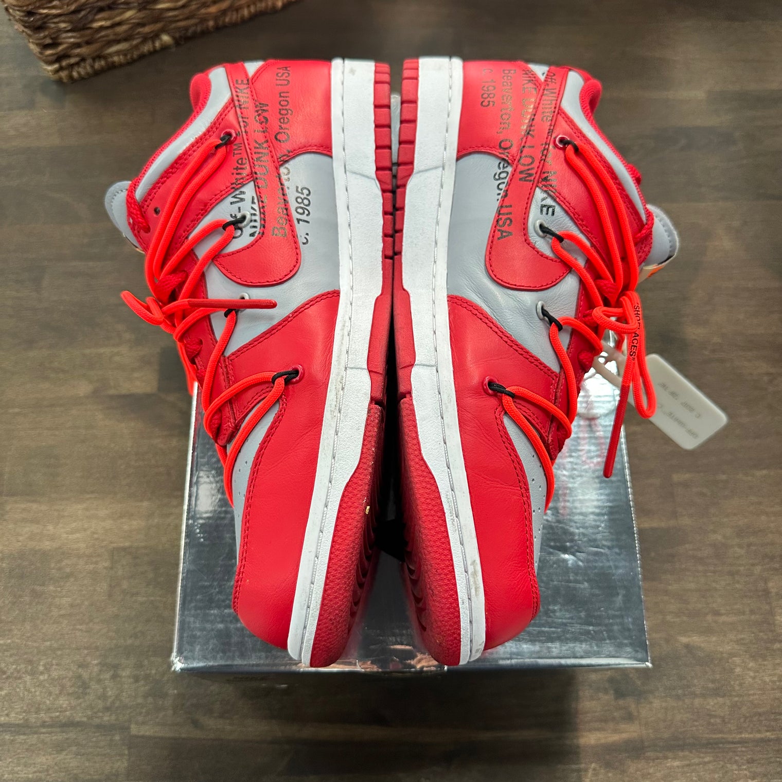 Nike Off White Dunk University Red UNLV (USED)