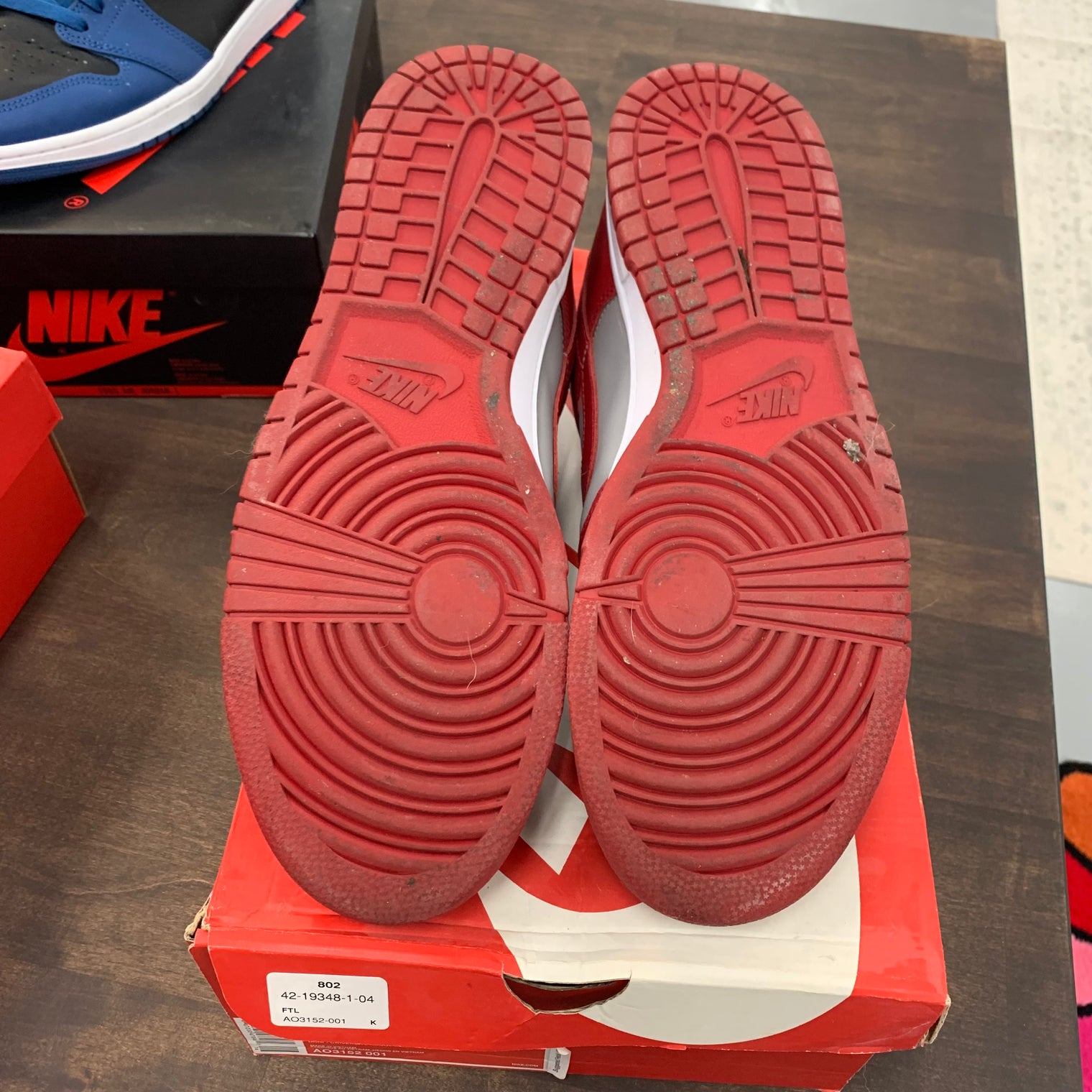UNLV Nike Dunk Low (USED,No Box)