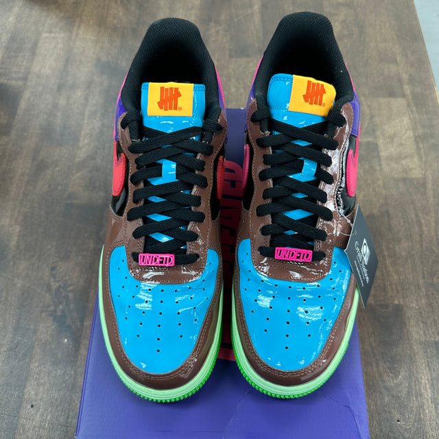 Undefeated Mutli-Patent Pink Prime Air Force 1 (USED)