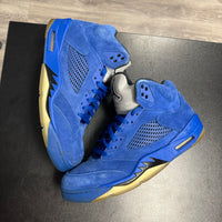 Blue Suede Jordan 5 (USED,No Box)