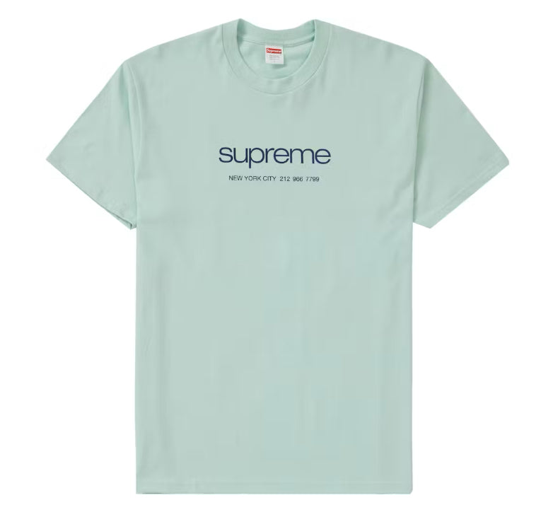 Supreme Shop Tee Light Teal