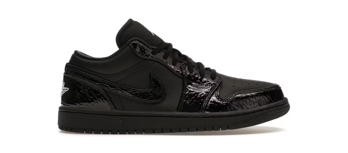 Patent Elephant Black Jordan 1 Low (W)