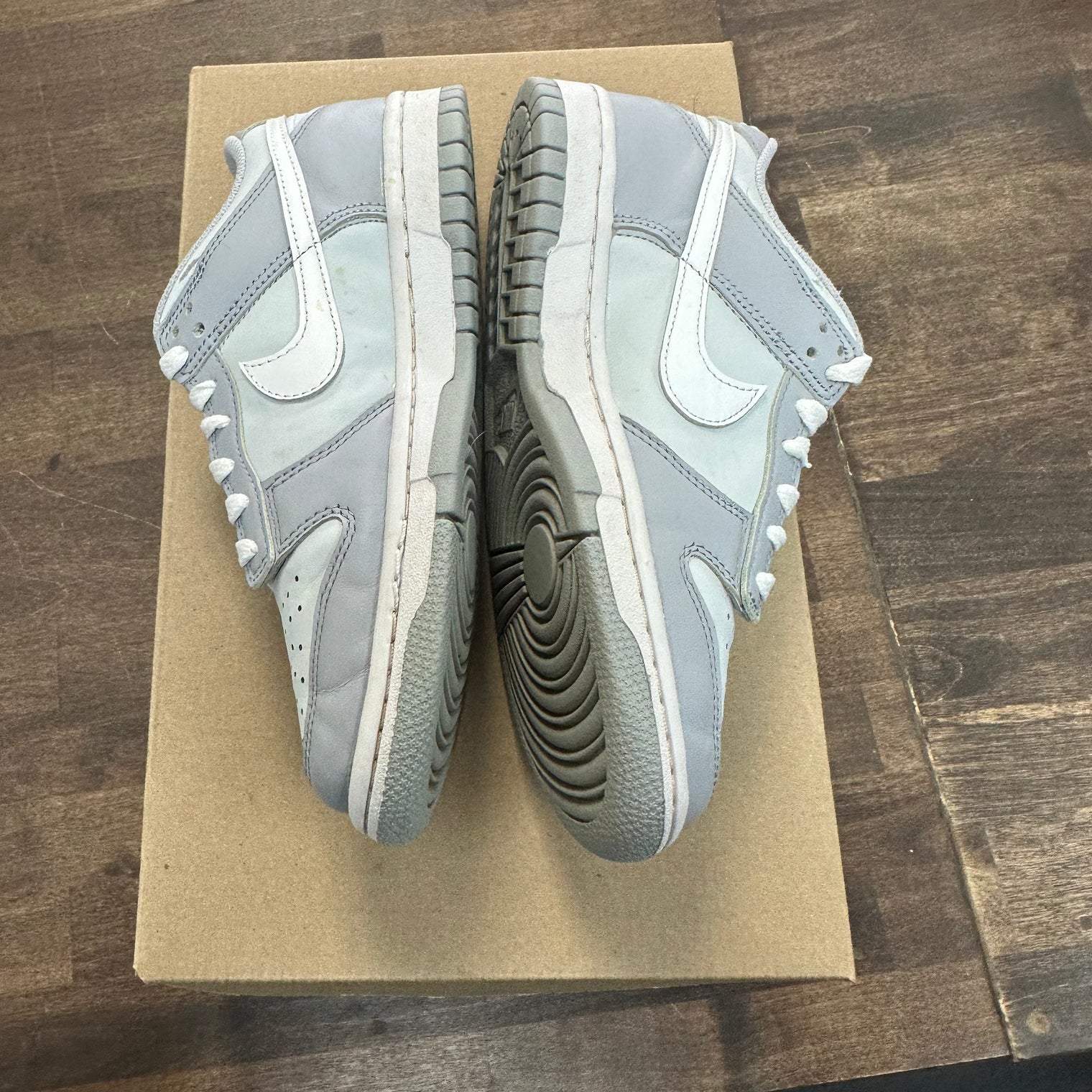 (GS) Two Tone Grey Dunk Low (USED,No Box)
