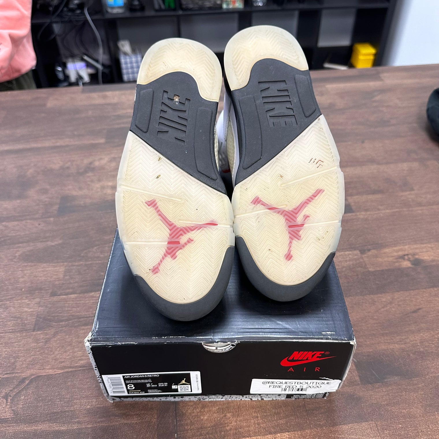 Fire Red Jordan 5 (2020) (USED)
