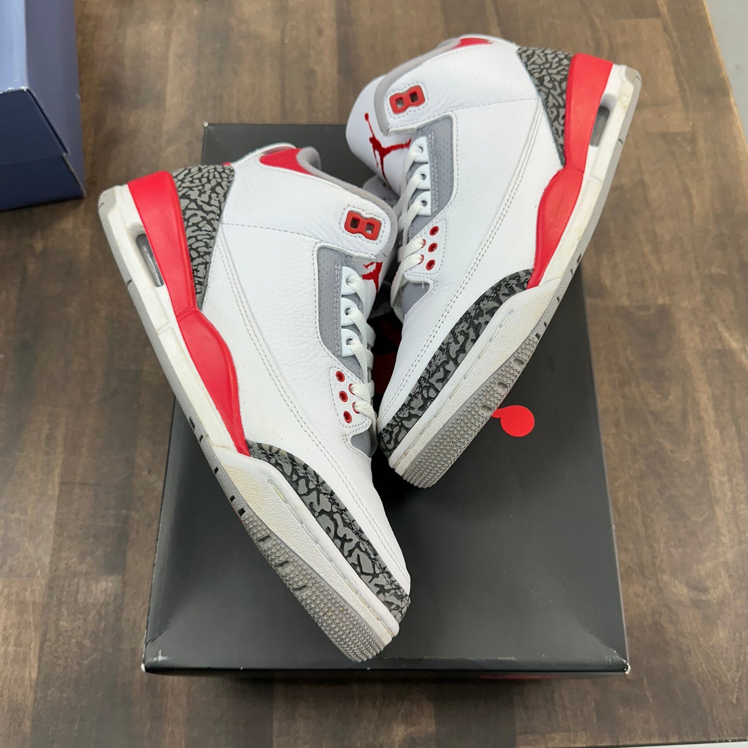 Fire Red Jordan 3 (USED)