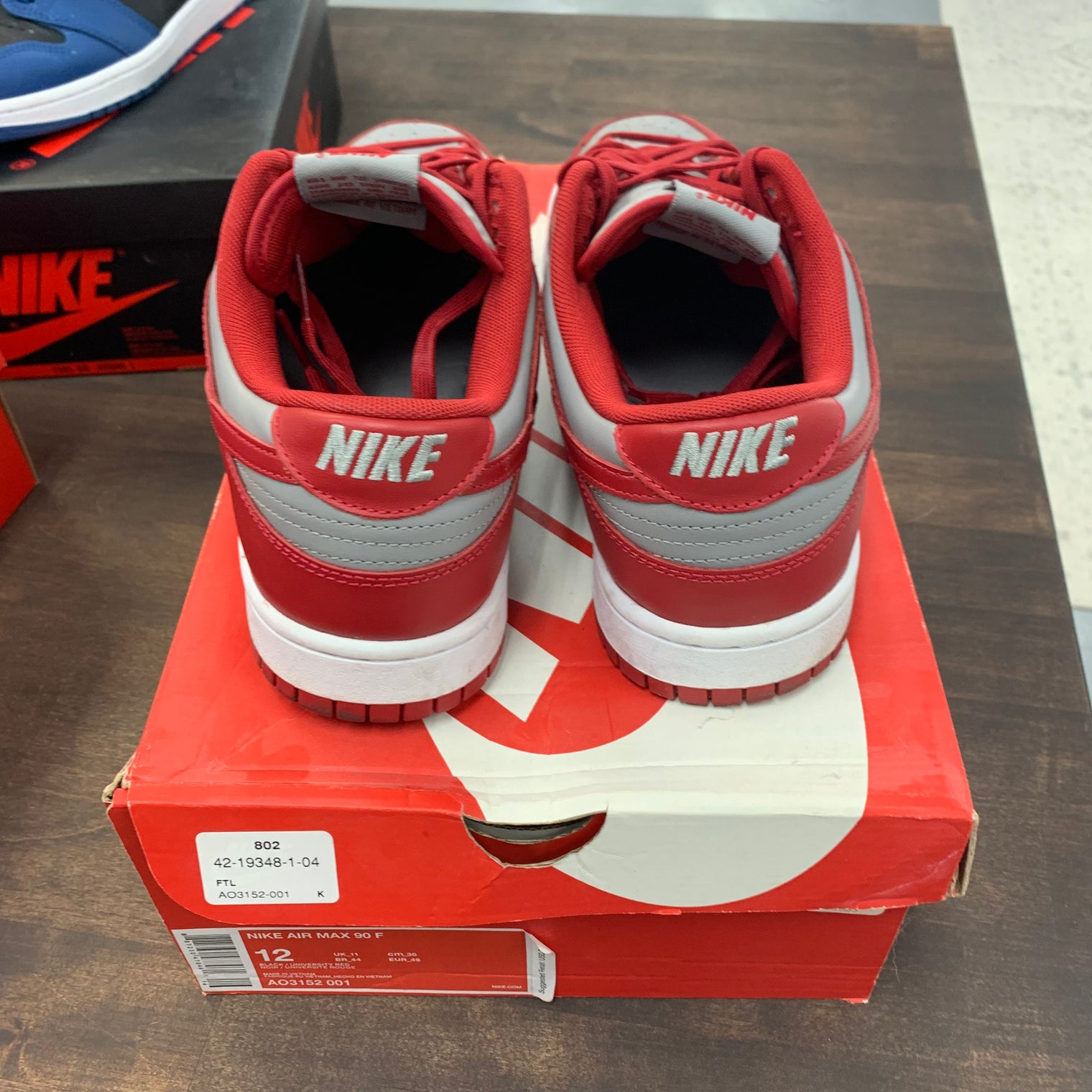UNLV Nike Dunk Low (USED,No Box)