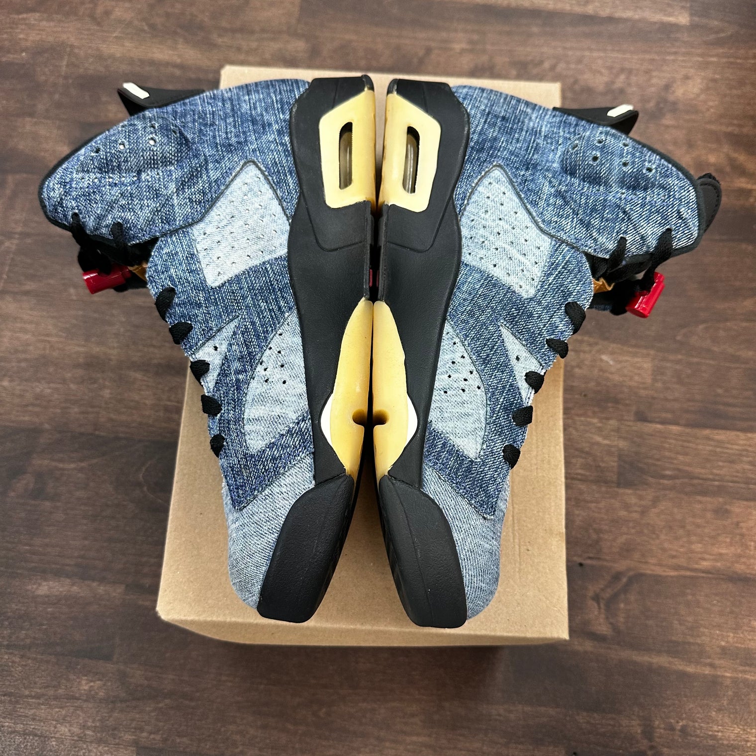 Denim Jordan 6 (USED, No Box)