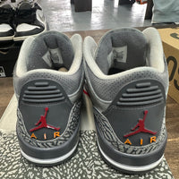 Cool Grey Jordan 3 (USED)