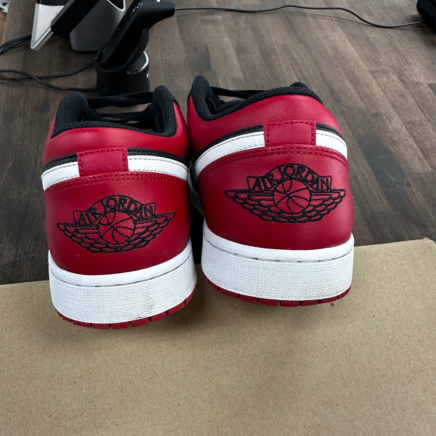 Bred Toe Jordan 1 Low (USED, No Box)
