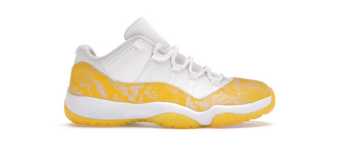 (W) Yellow Snakeskin Jordan 11 Low