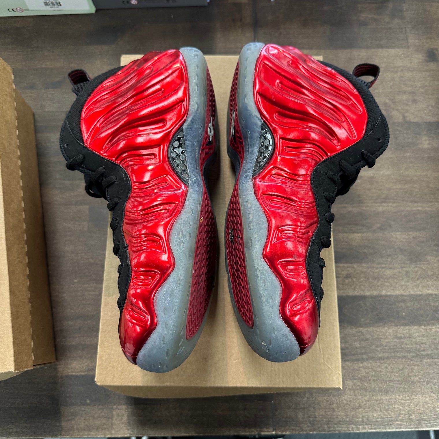 Metallic Red Nike Foamposite (USED,No Box)