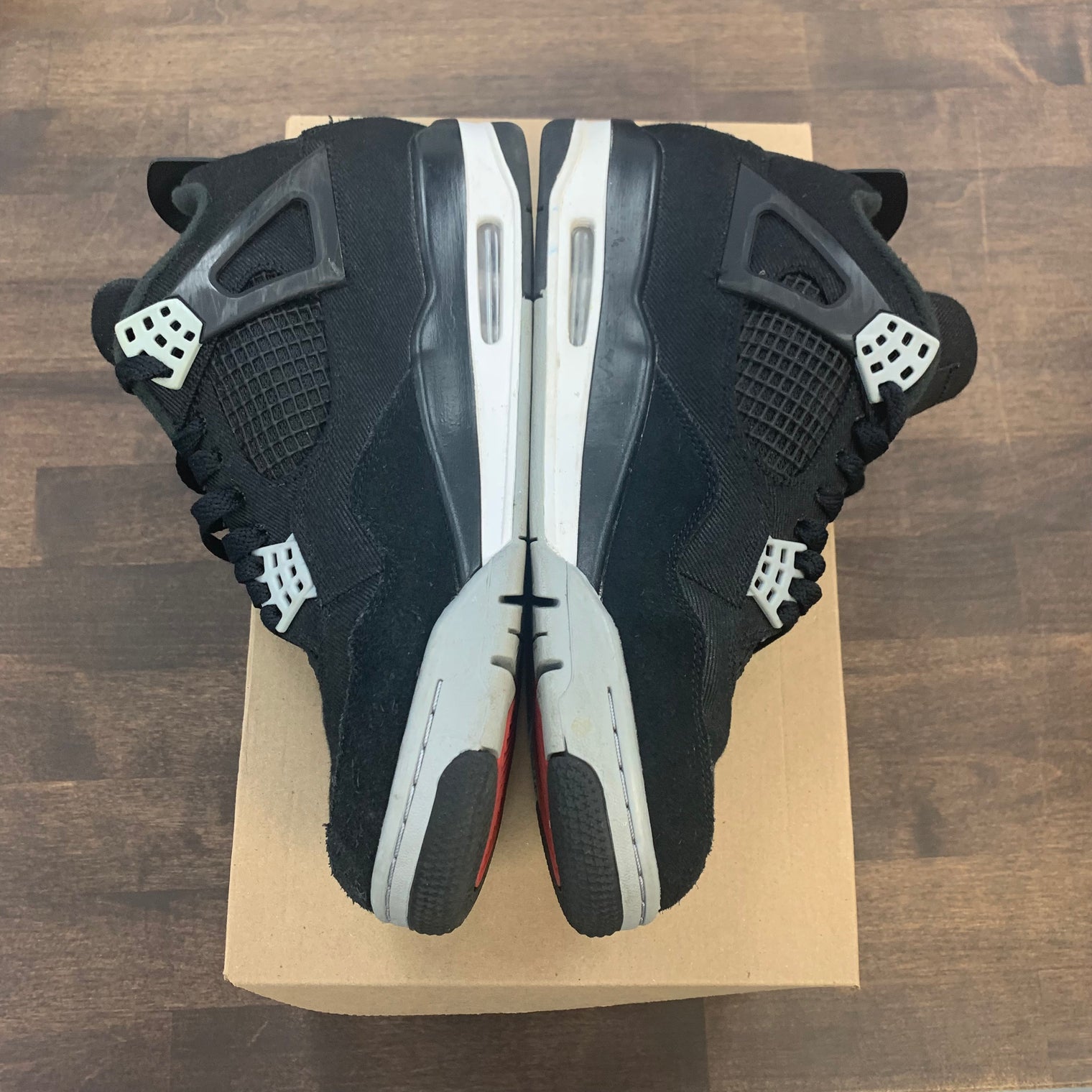 Jordan 4 Black Canvas (USED NO BOX)