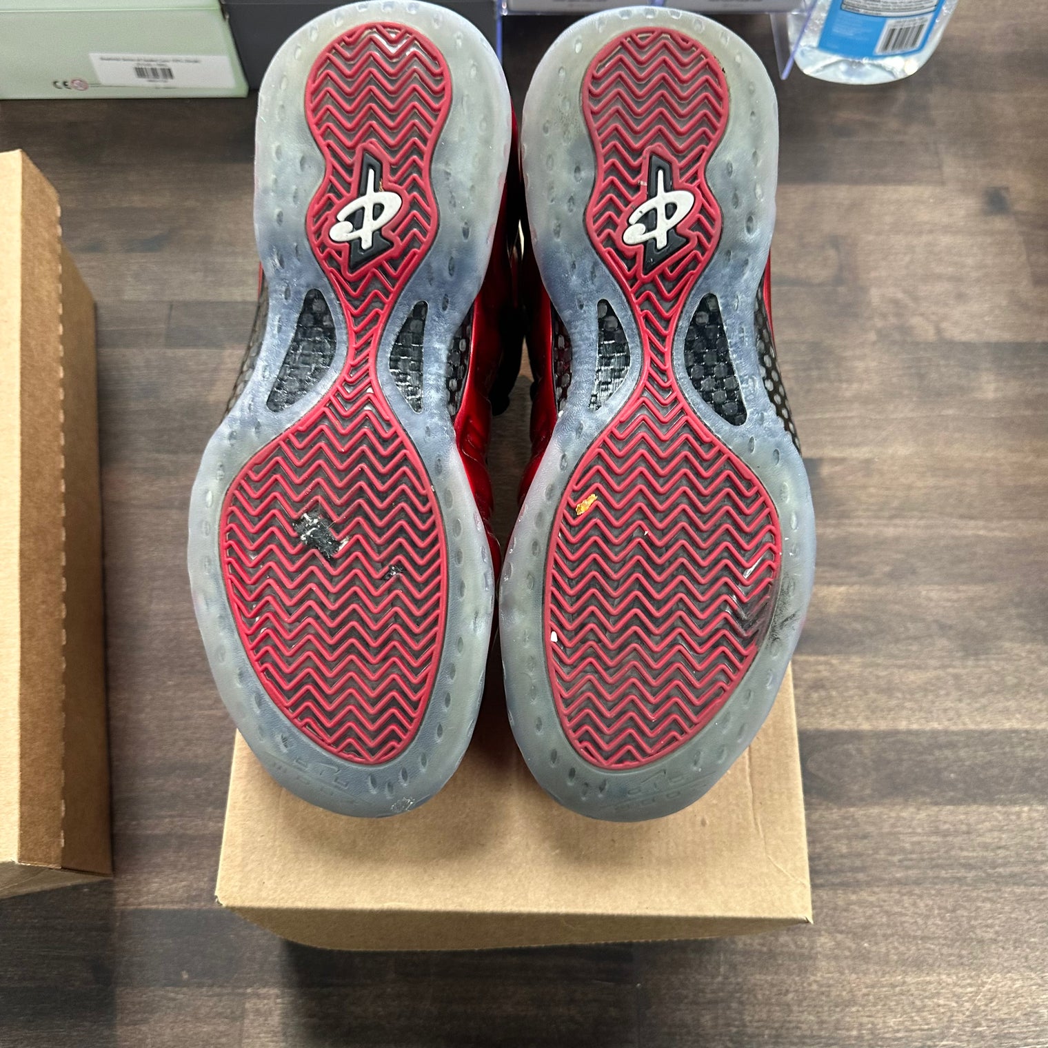 Metallic Red Nike Foamposite (USED,No Box)