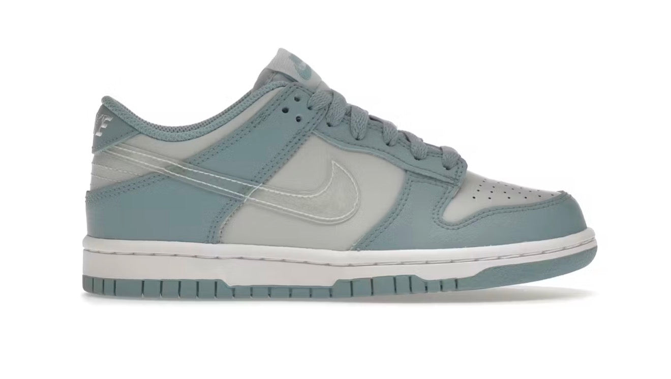 Clear Blue Swoosh Nike Dunk Low (GS)