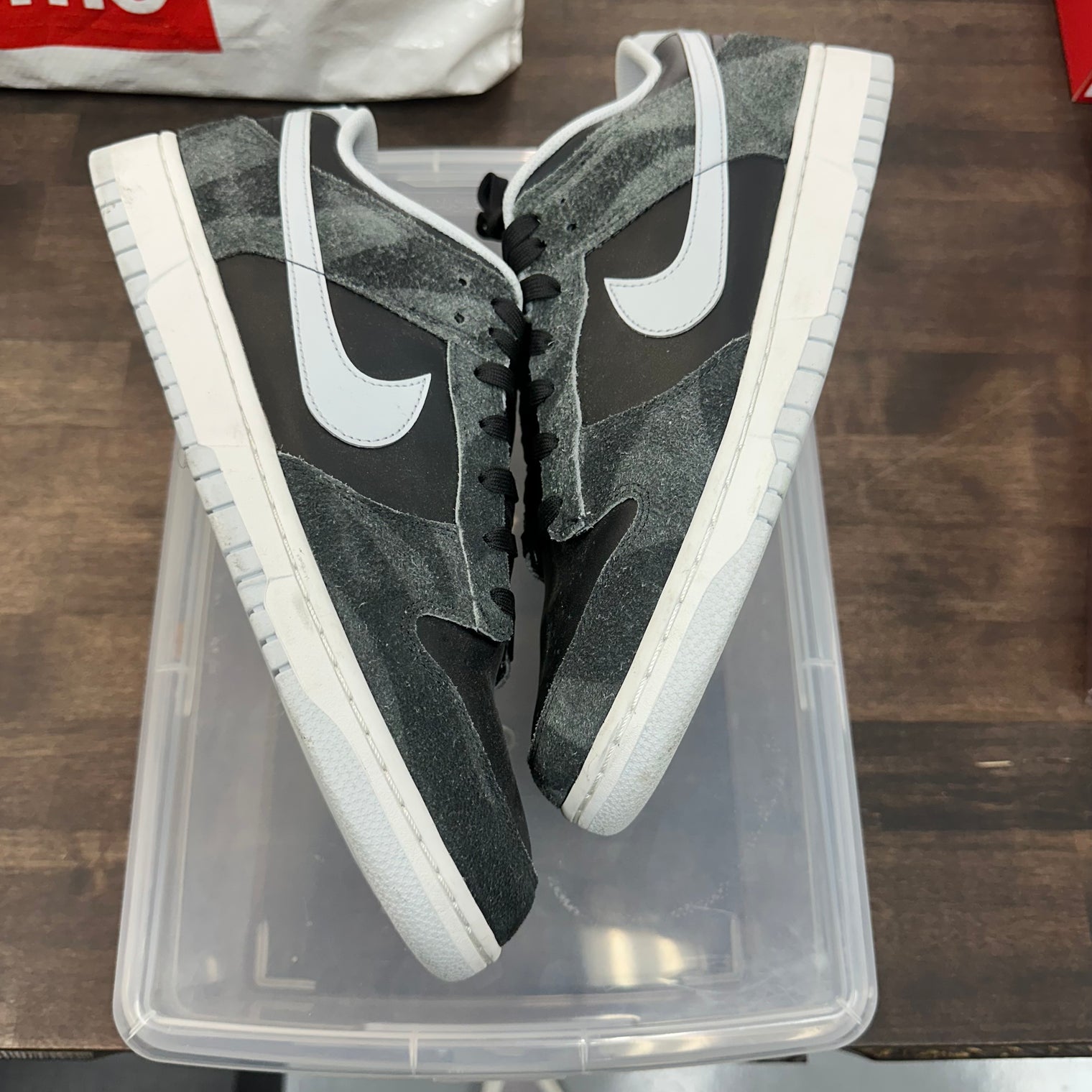 Zebra Dunk Low (USED, No Box)