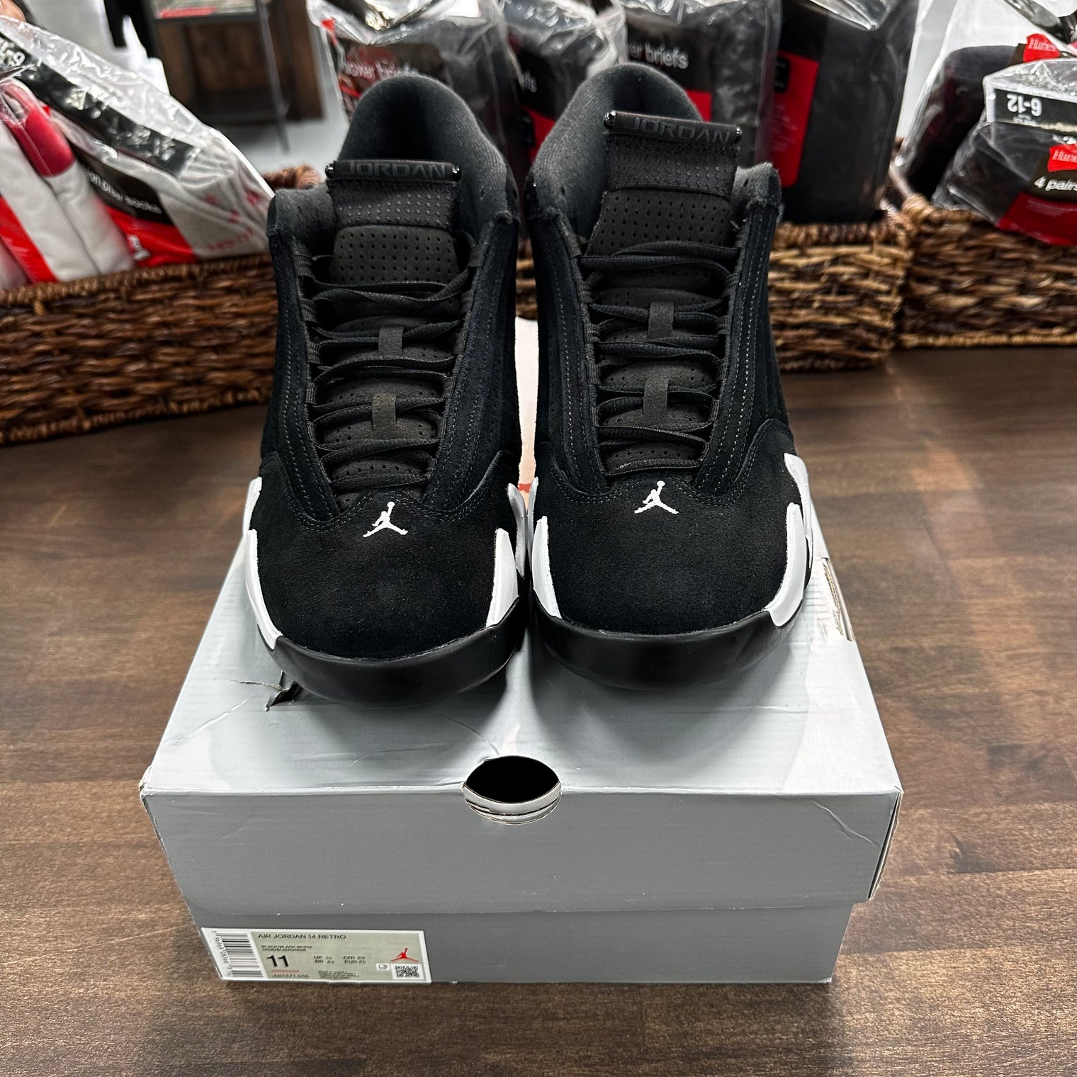 White Black Jordan 14 (USED)