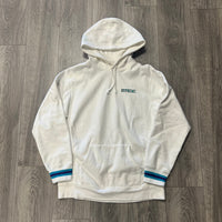 Supreme Striped Cuff Hoodie White (USED)