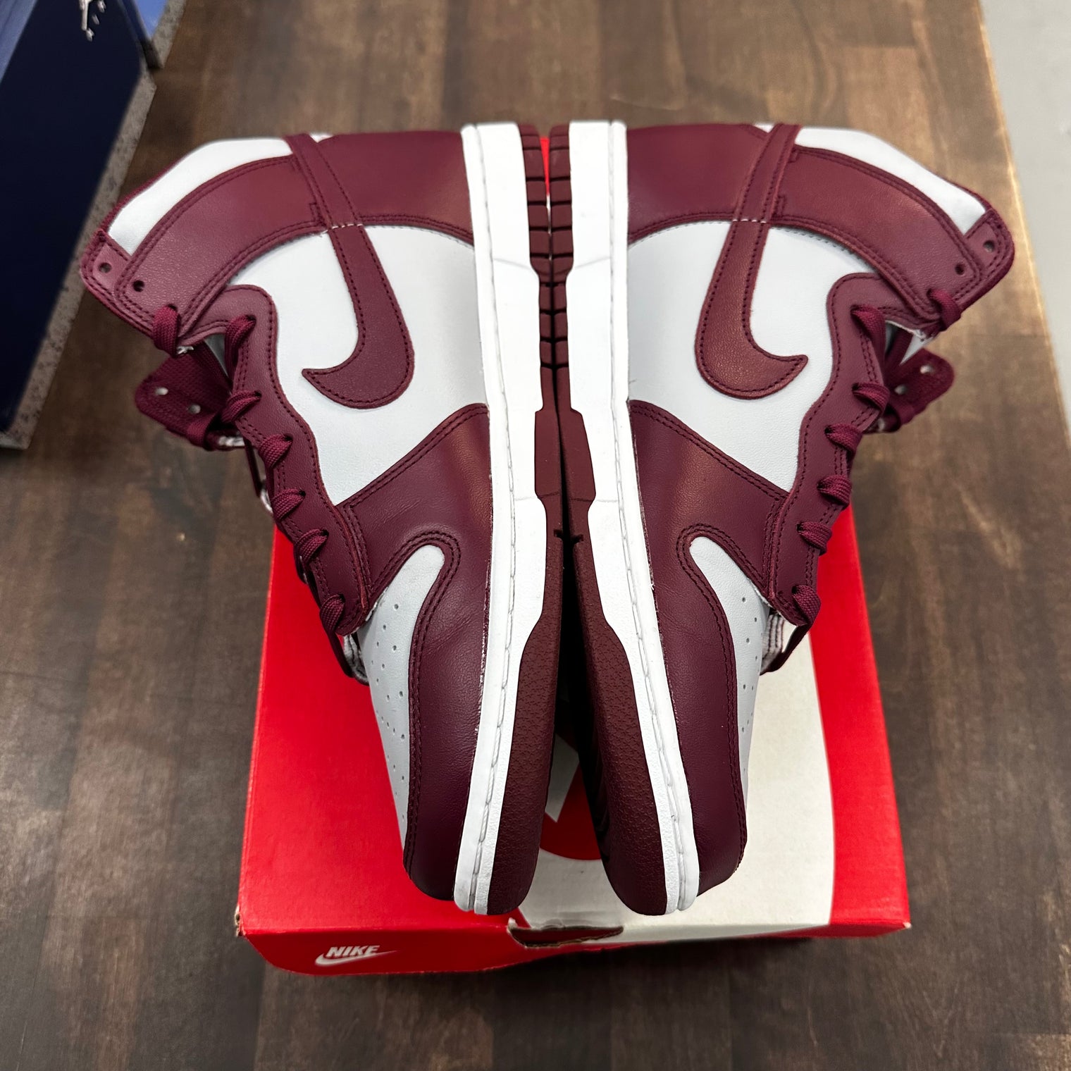 Dark Beetroot Dunk High (USED)