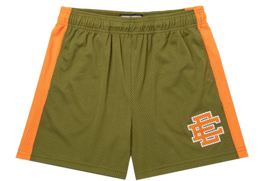 Eric Emanuel Moss Shocking Orange Mesh Short
