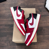(W) Reverse Black Toe Jordan 1 Low (USED,No Box)