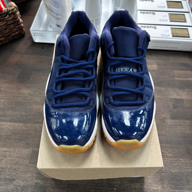 Navy Gum Jordan 11 Low (USED,No Box)