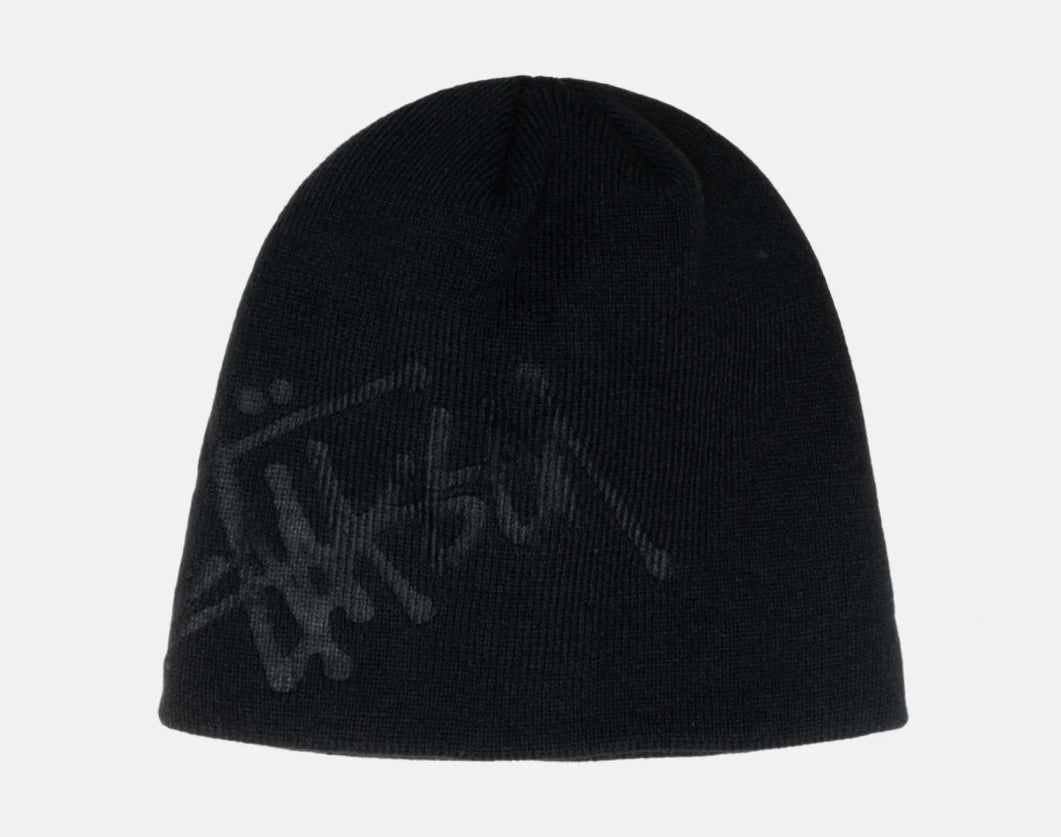 Stussy Skully Beanie Black