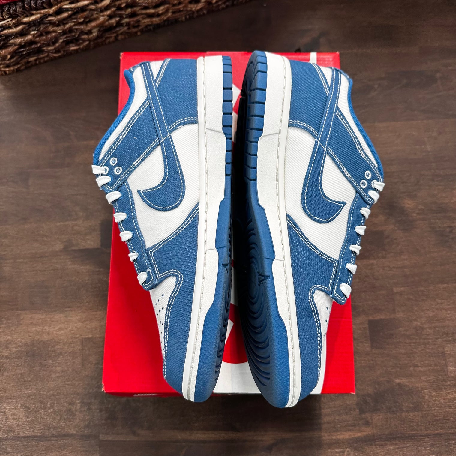 Industrial Blue Sashiko Dunk Low (USED)