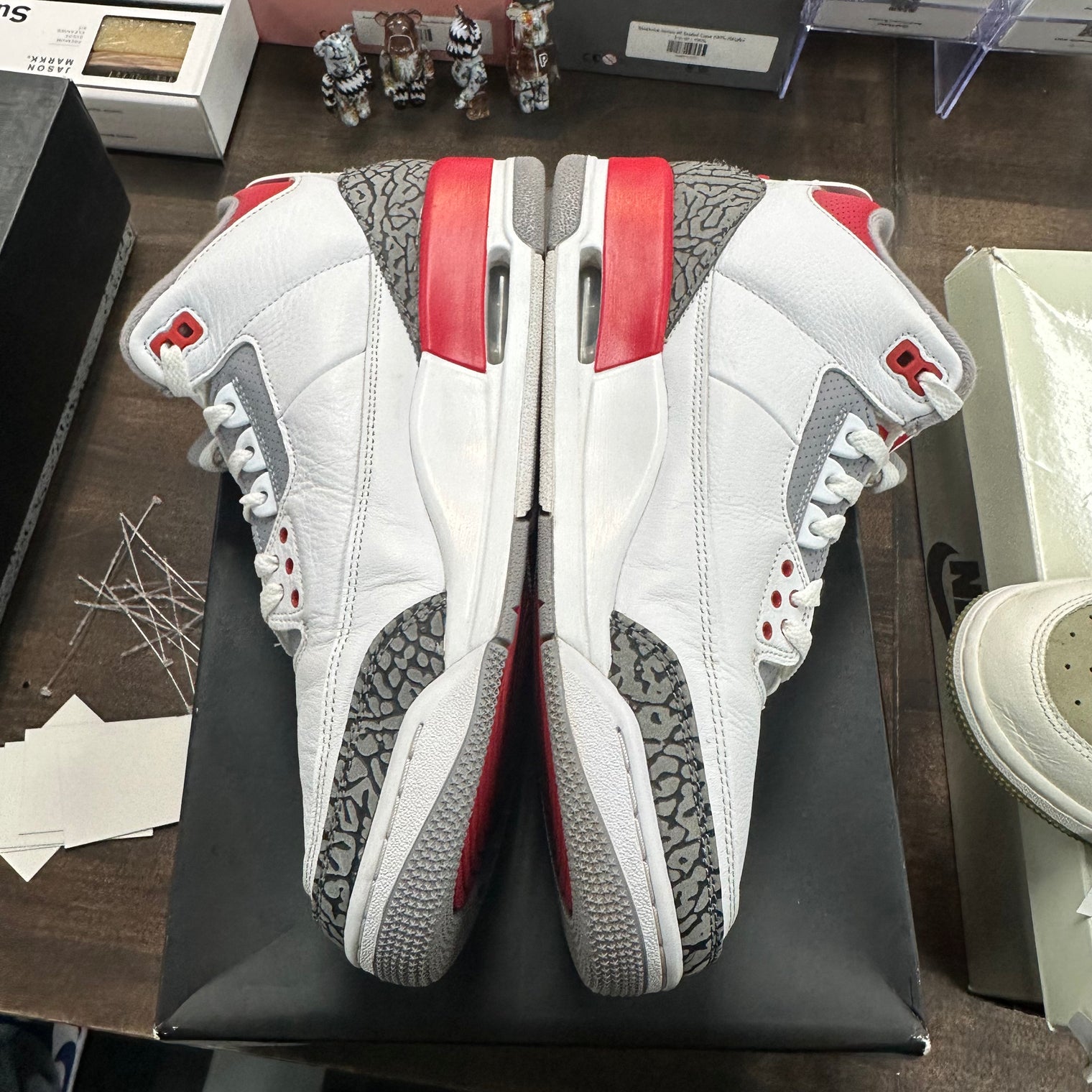 Fire Red Jordan 3 (USED)