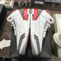 Fire Red Jordan 3 (USED)