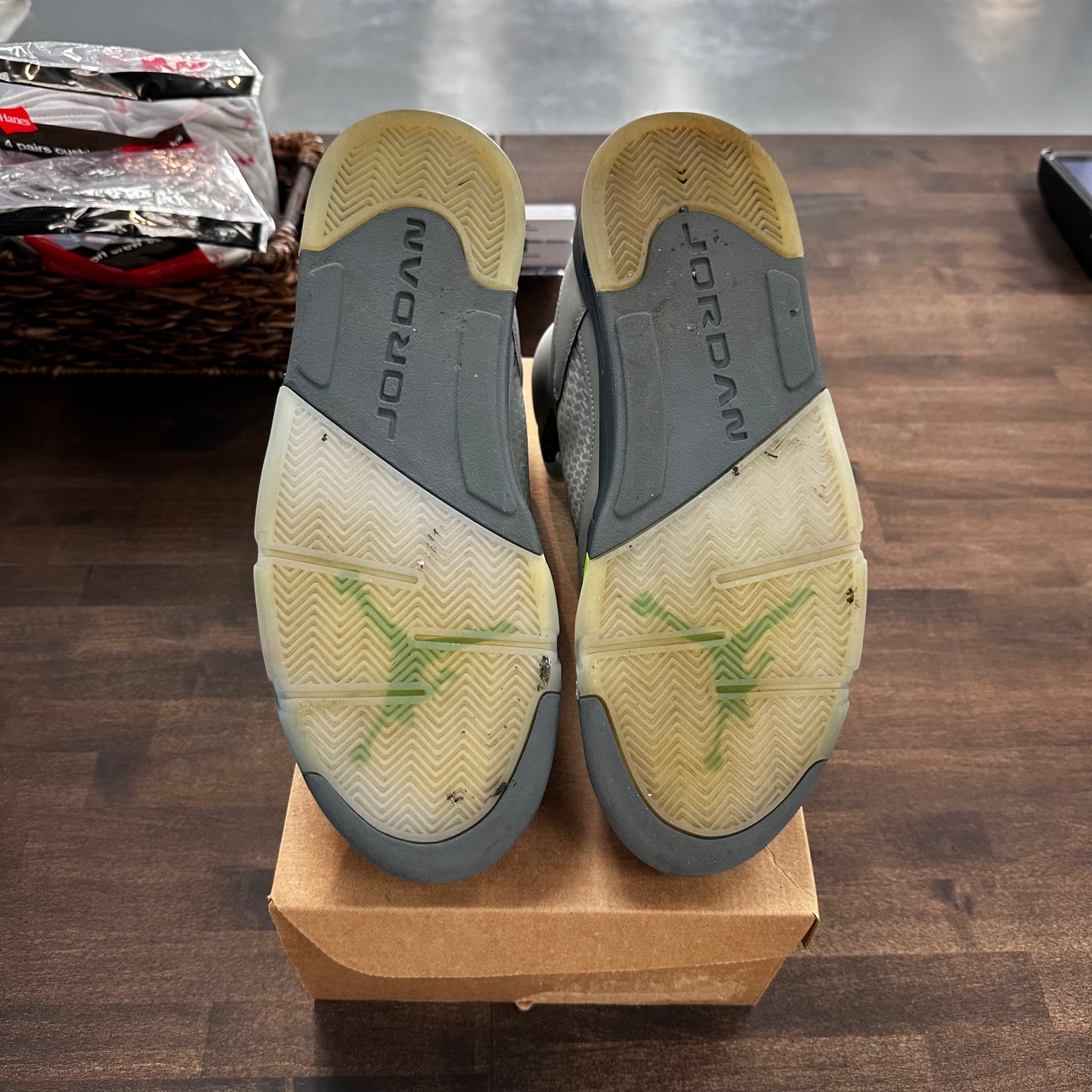 Green Bean Jordan 5 (USED, No Box)