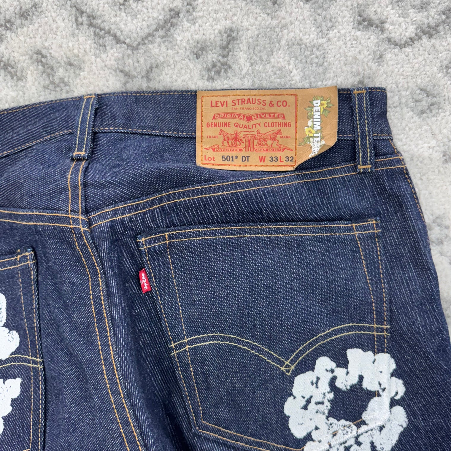 Denim Tear Indigo Denim Levis Pants (USED)