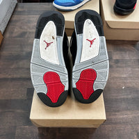 Black Canvas Jordan 4 (USED,NO BOX)
