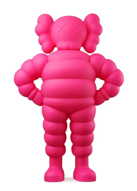 Kaws Chum Open Edition Vinyl Figure Pink (Displayed)