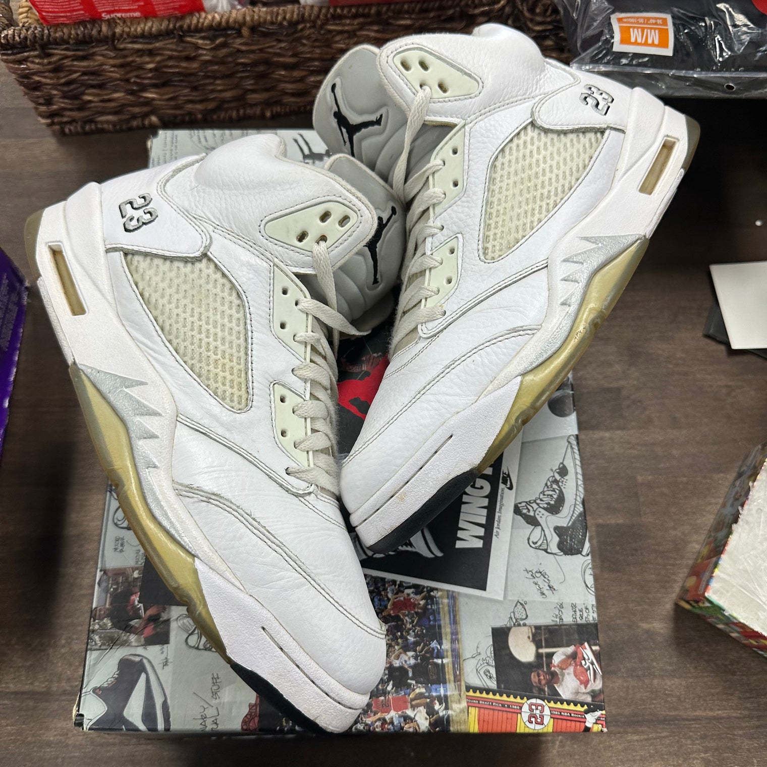 Metallic Jordan 5 (USED, No Box)