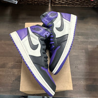 Court Purple Jordan 1 High (USED,NO BOX)