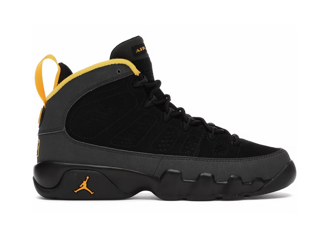 Dark Charcoal University Gold Jordan 9 Retro (GS)