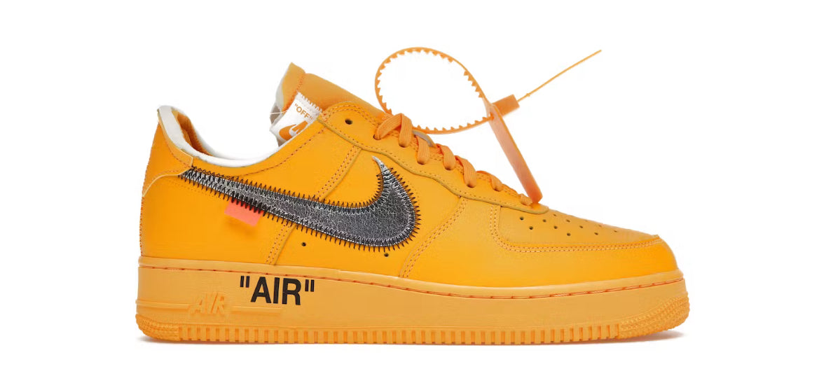 Off-White ICA University Gold Nike Air Force 1