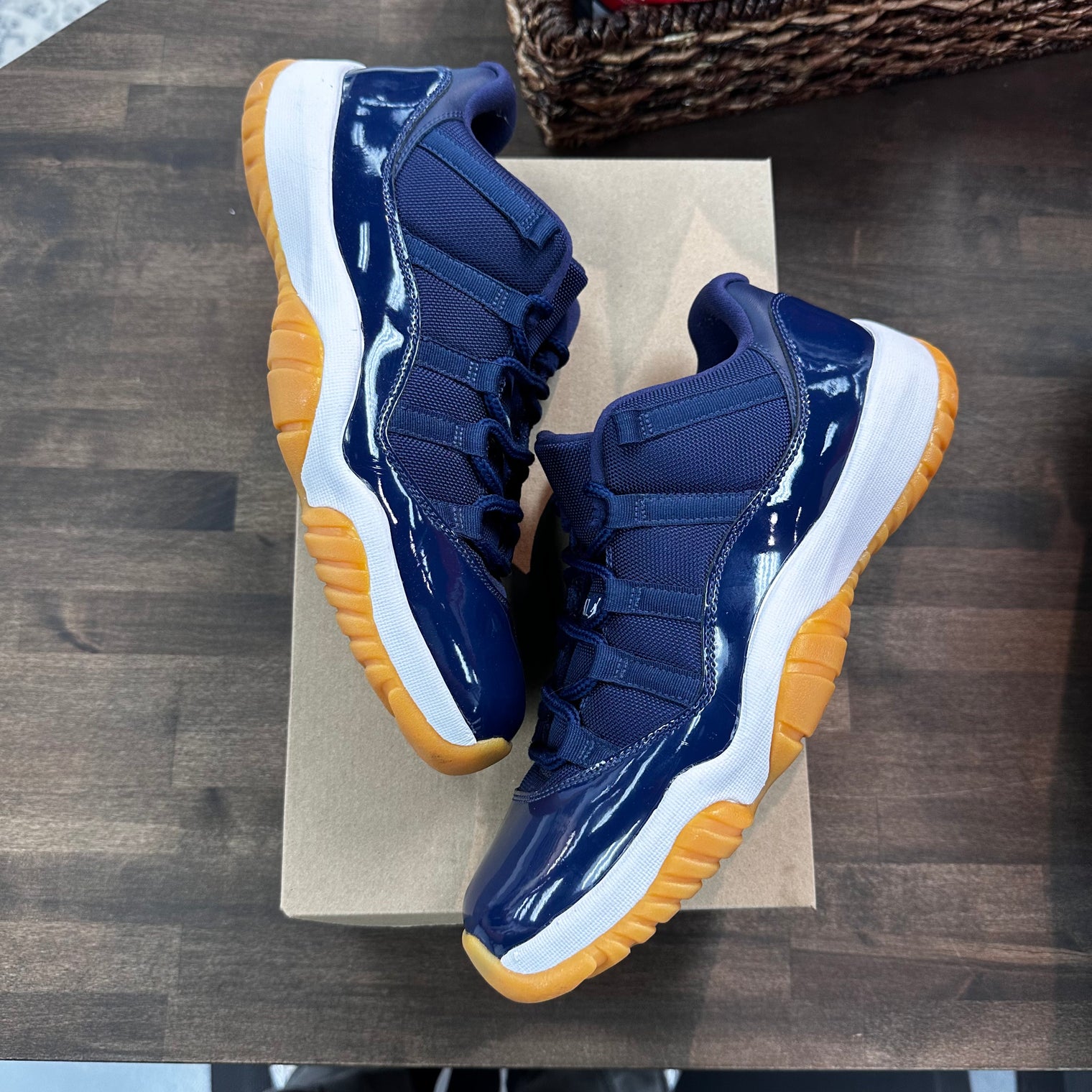 Midnight Navy Jordan 11 Low (USED, No Box)