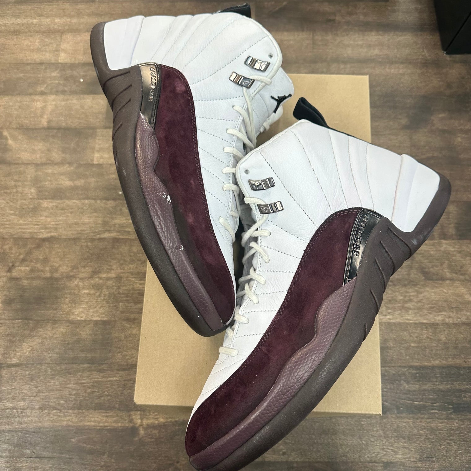 A Ma Maniere Burgundy Jordan 12 (W) (USED, No Box)
