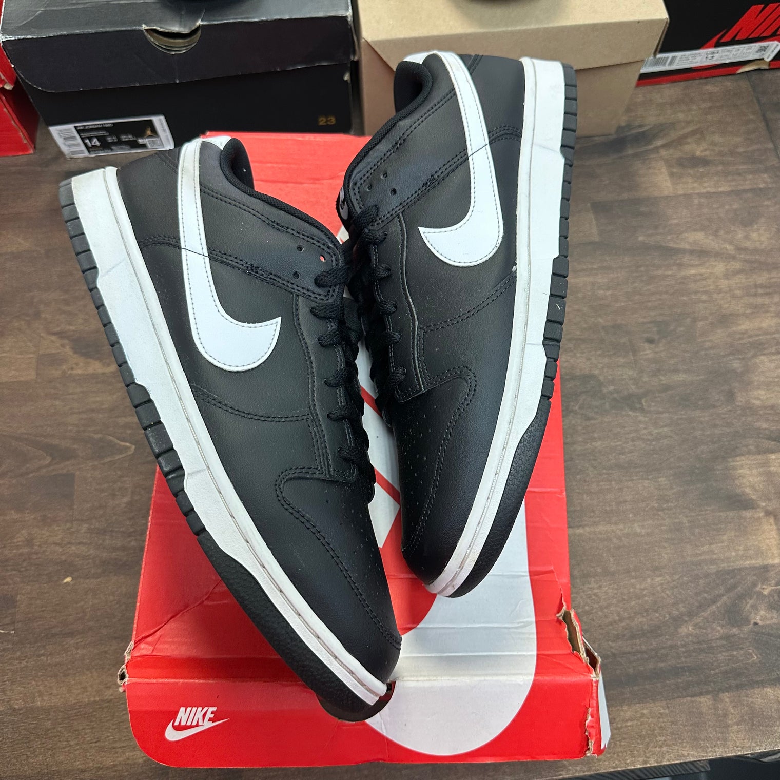 Anthracite Black White Dunk Low (USED)